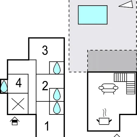 Awesome In With Kitchen Σπίτι διακοπών